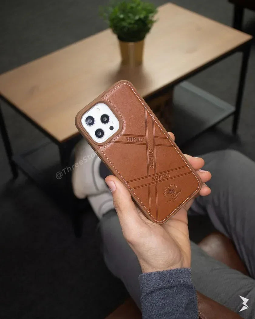Santa Leather SBPRC Case iPhone 13 Pro max - Three