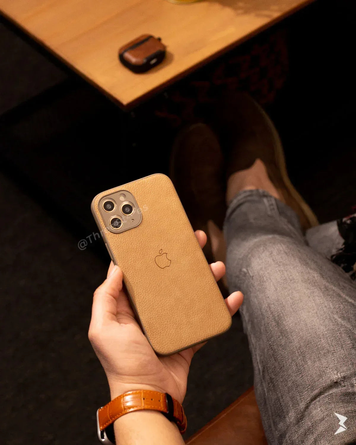 Slim Leather Case iPhone 11 Pro Max - Three