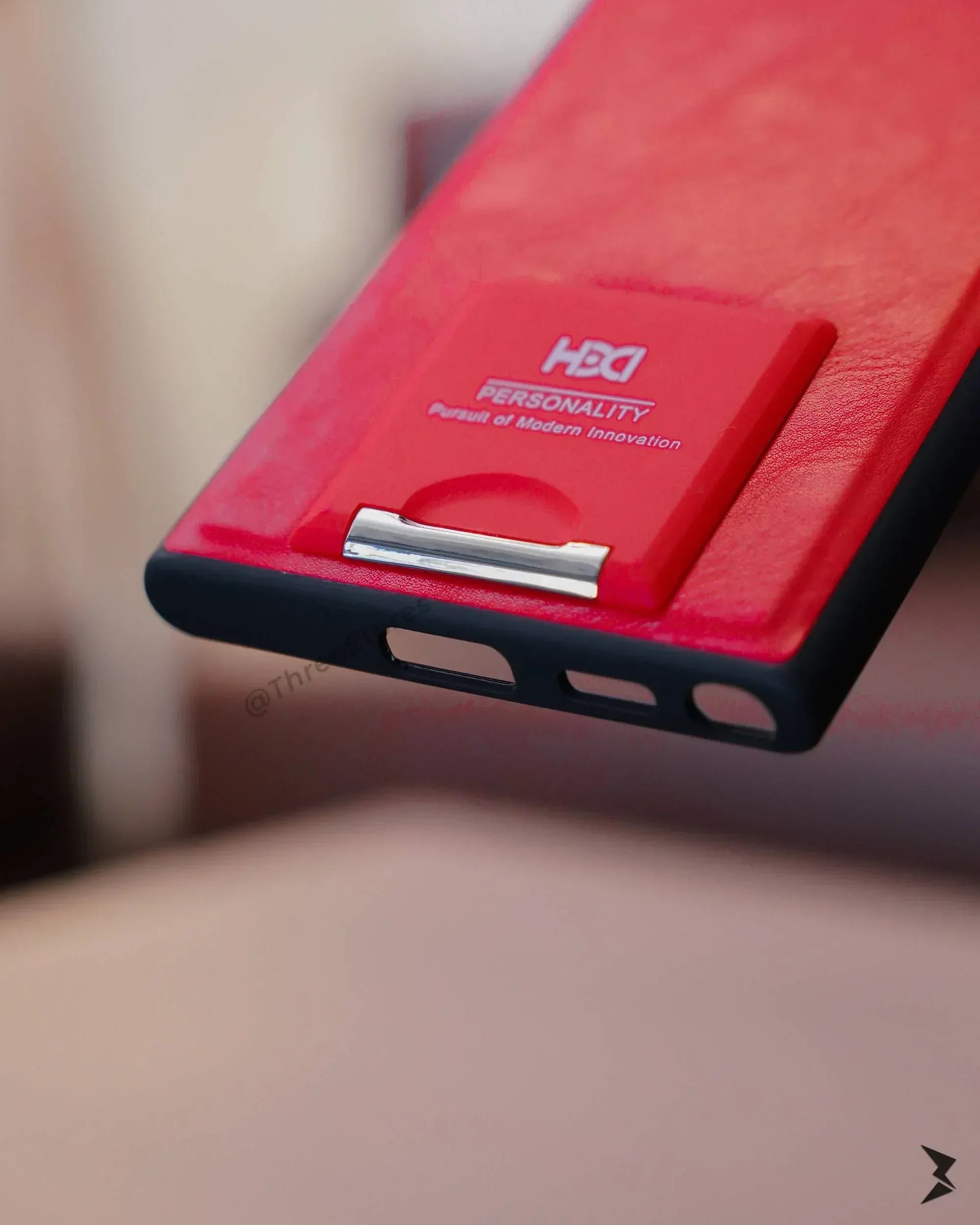 HDD Stand leather Case Samsung S22 Ultra - Three