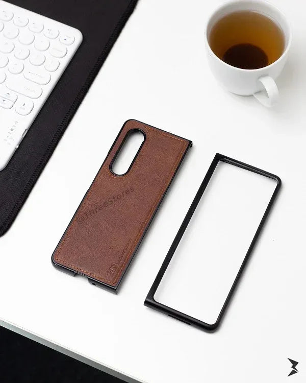 Hdd Slim Leather Case Samsung Z Fold 4 - Three