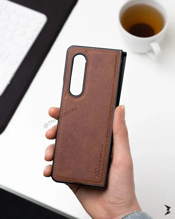 Hdd Slim Leather Case Samsung Z Fold 3 - Three