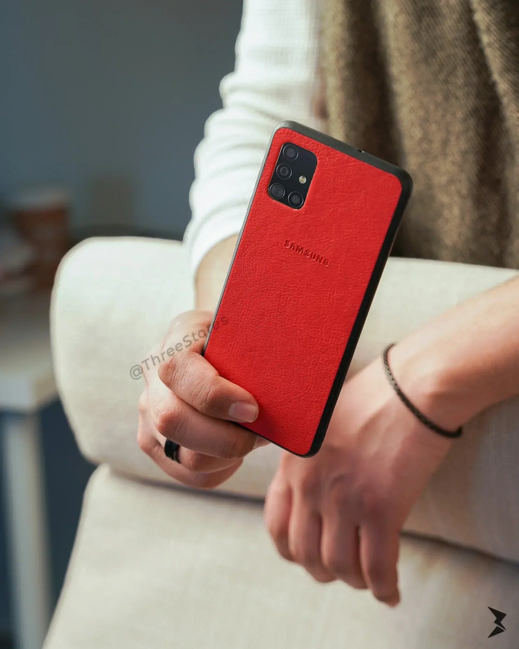 Leather Case Samsung A51 - Three