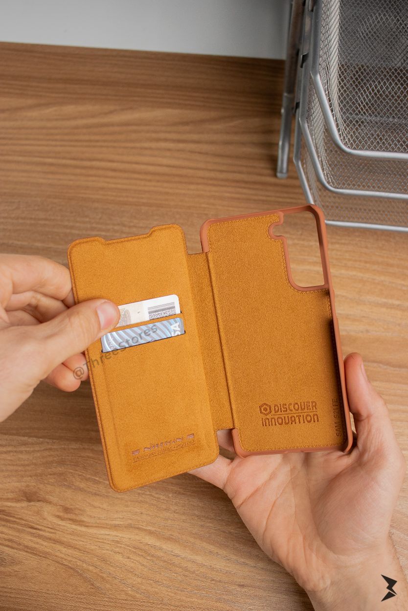 2022-03-13 Nillkin Qin Series Leather Case s21 fe OUTPUT FB-7