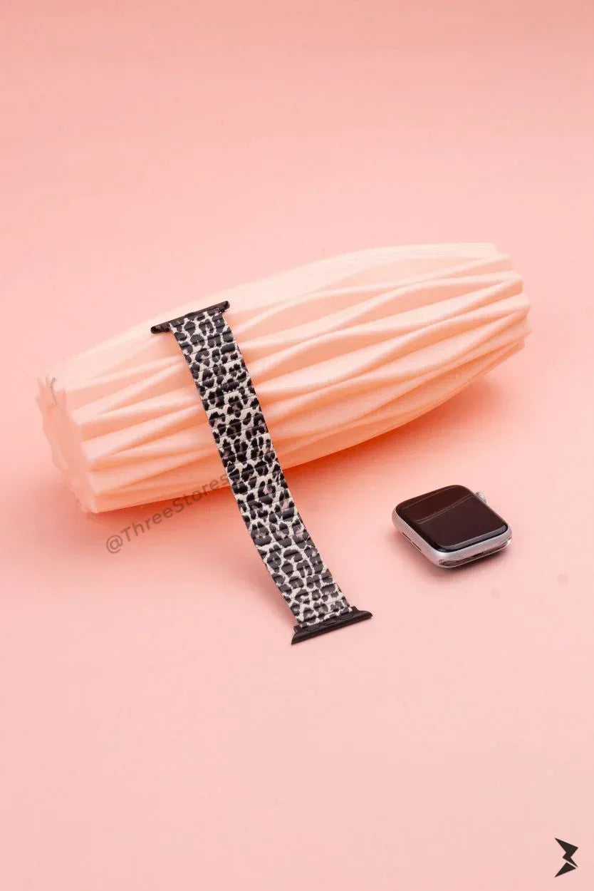 Metal Printed Watch Band For Apple Watch - Three
