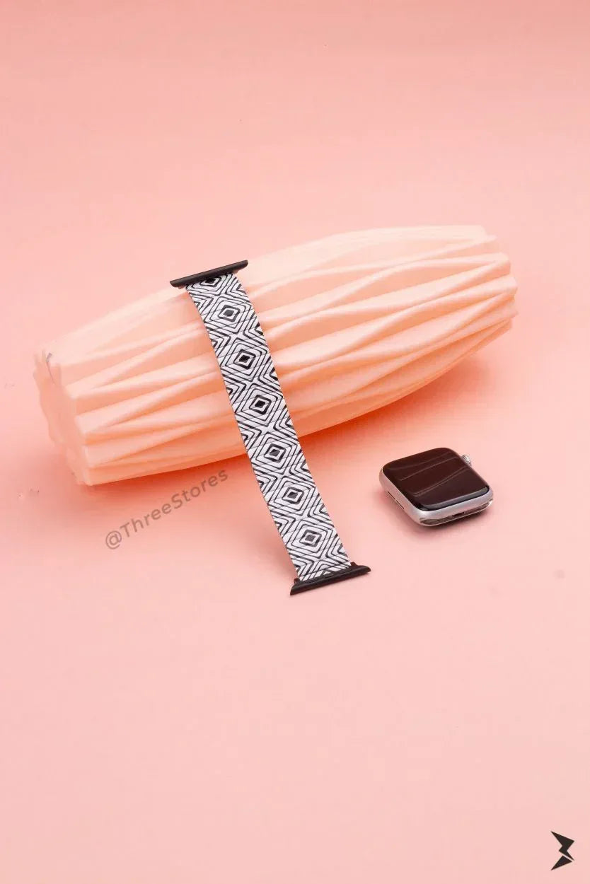Metal Printed Watch Band For Apple Watch - Three