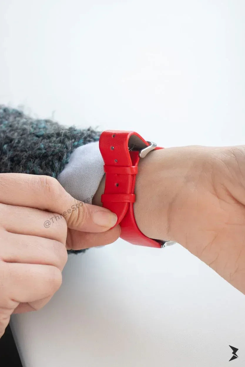 Leather Band For Apple Watch - Three