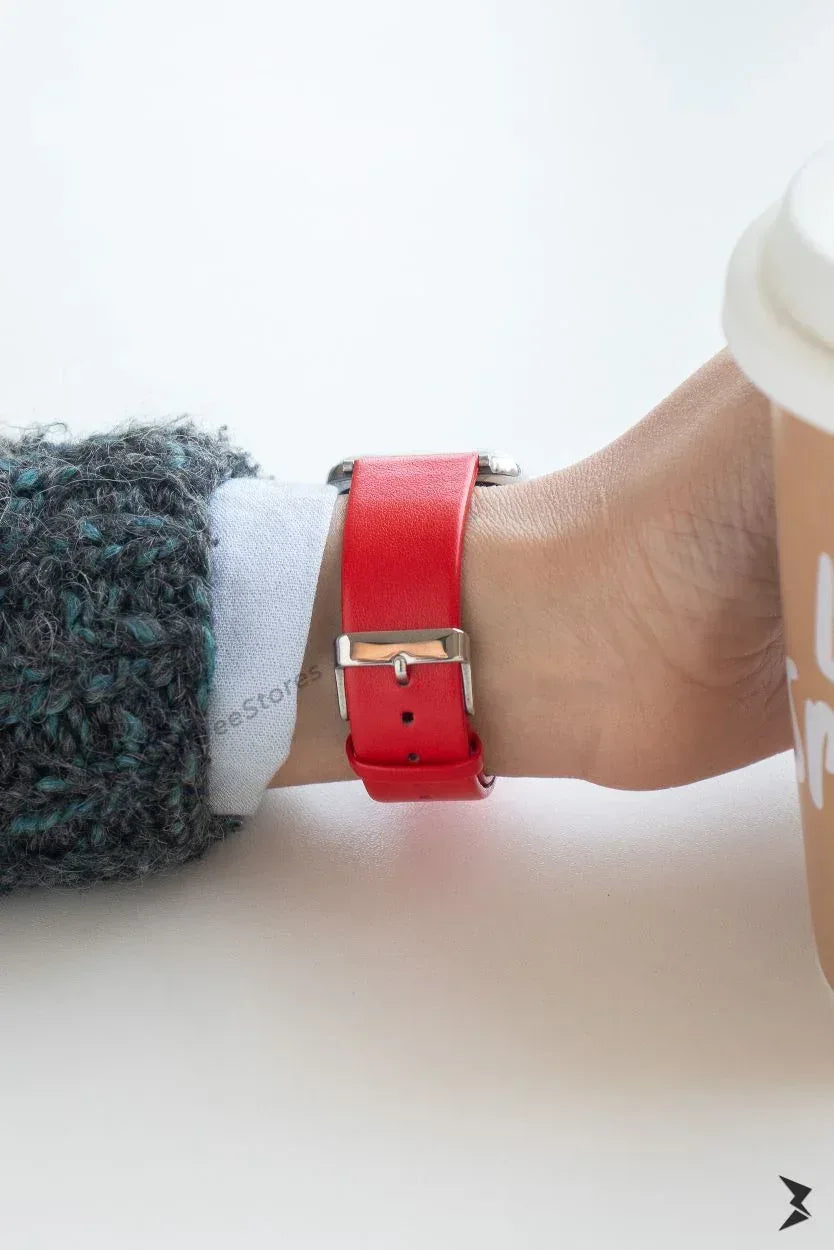 Leather Band For Apple Watch - Three