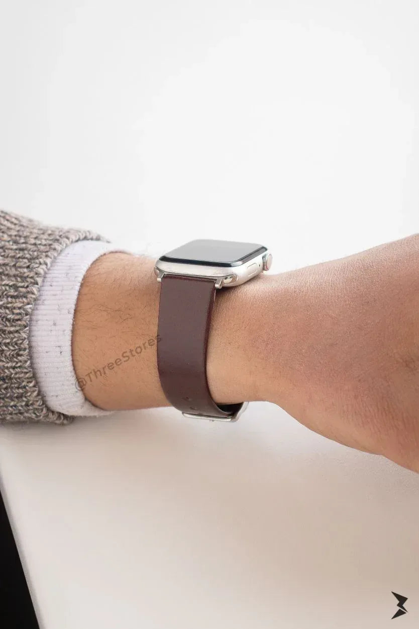 Leather Band For Apple Watch - Three