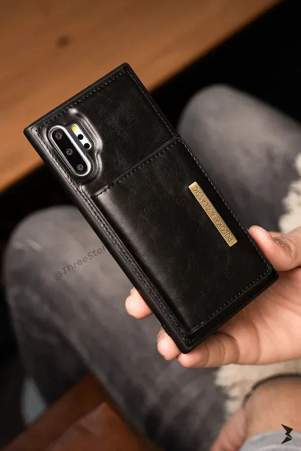Puloka Detachable Card Clip Case Samsung Note 10 Plus - Three