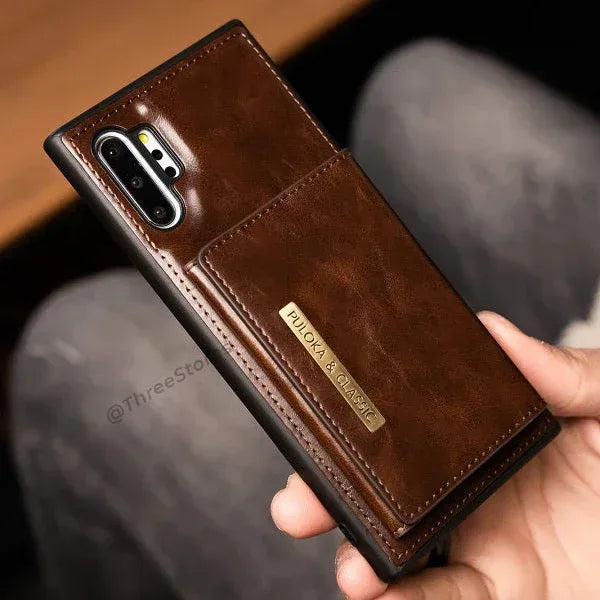 Puloka Detachable Card Clip Case Samsung Note 10 Plus - Three