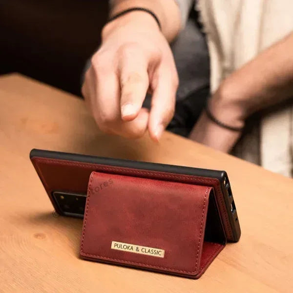 Puloka Detachable Card Clip Case Samsung Note 20 Ultra - Three