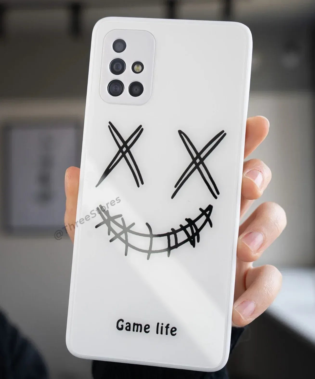 Ceramic Camera protection Case Samsung A51 - Three