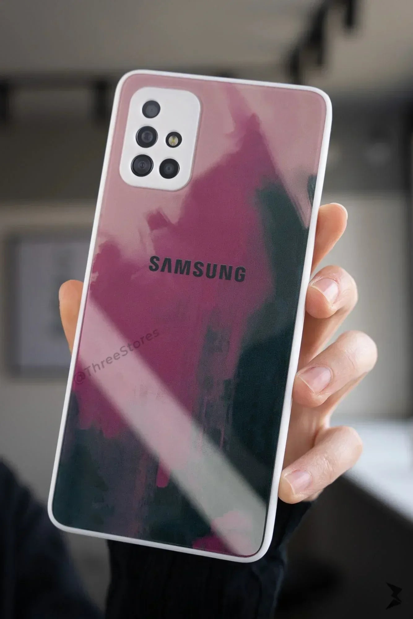 Ceramic Camera protection Case Samsung A51 - Three