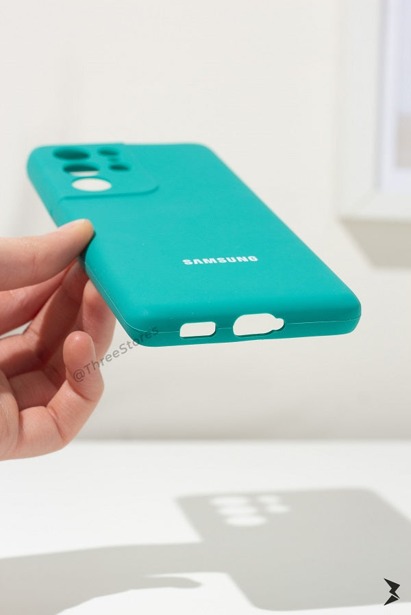 Silicone Camera Protection Case Samsung S21 Ultra