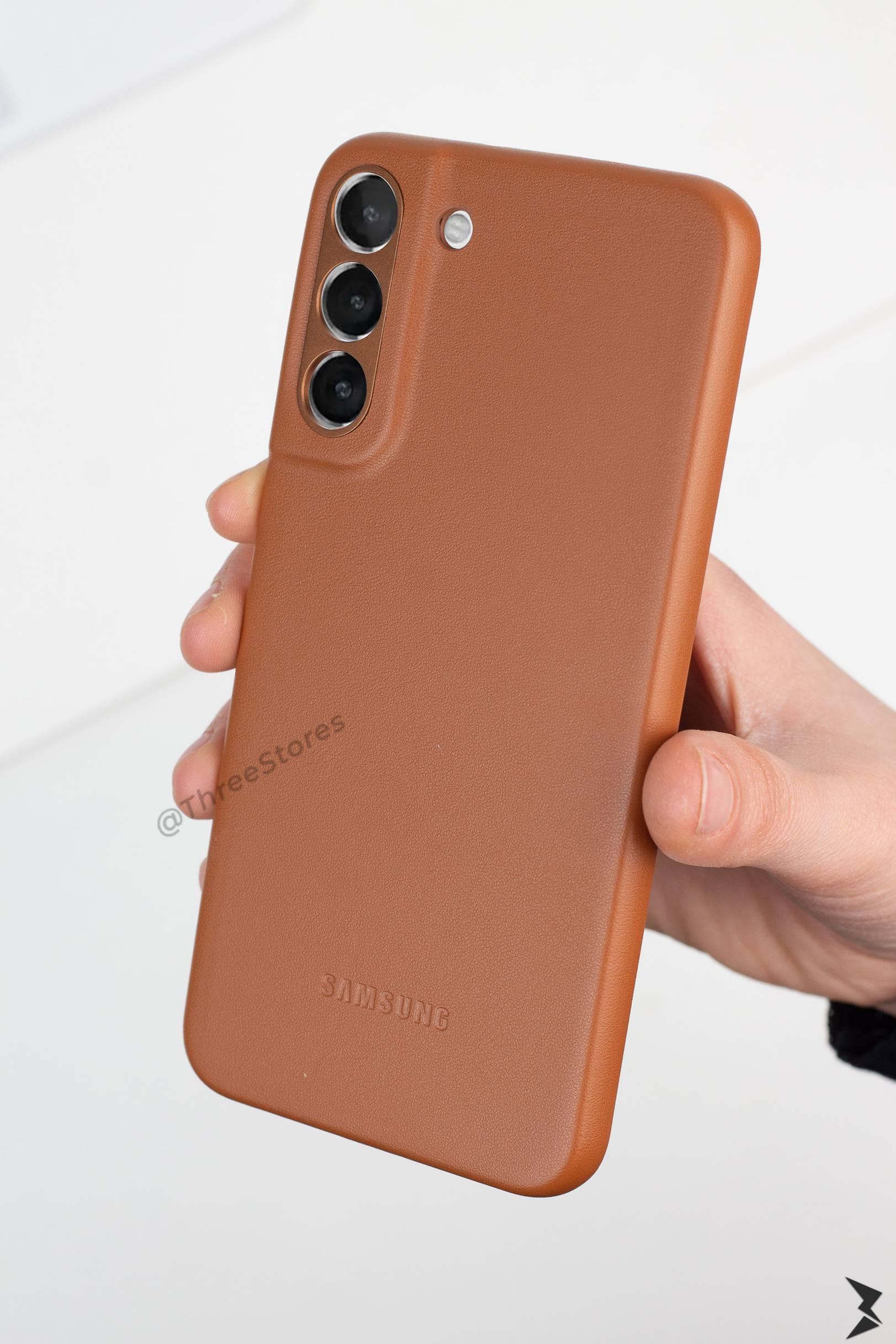 Soft Leather Case Samsung S22 Plus - Three