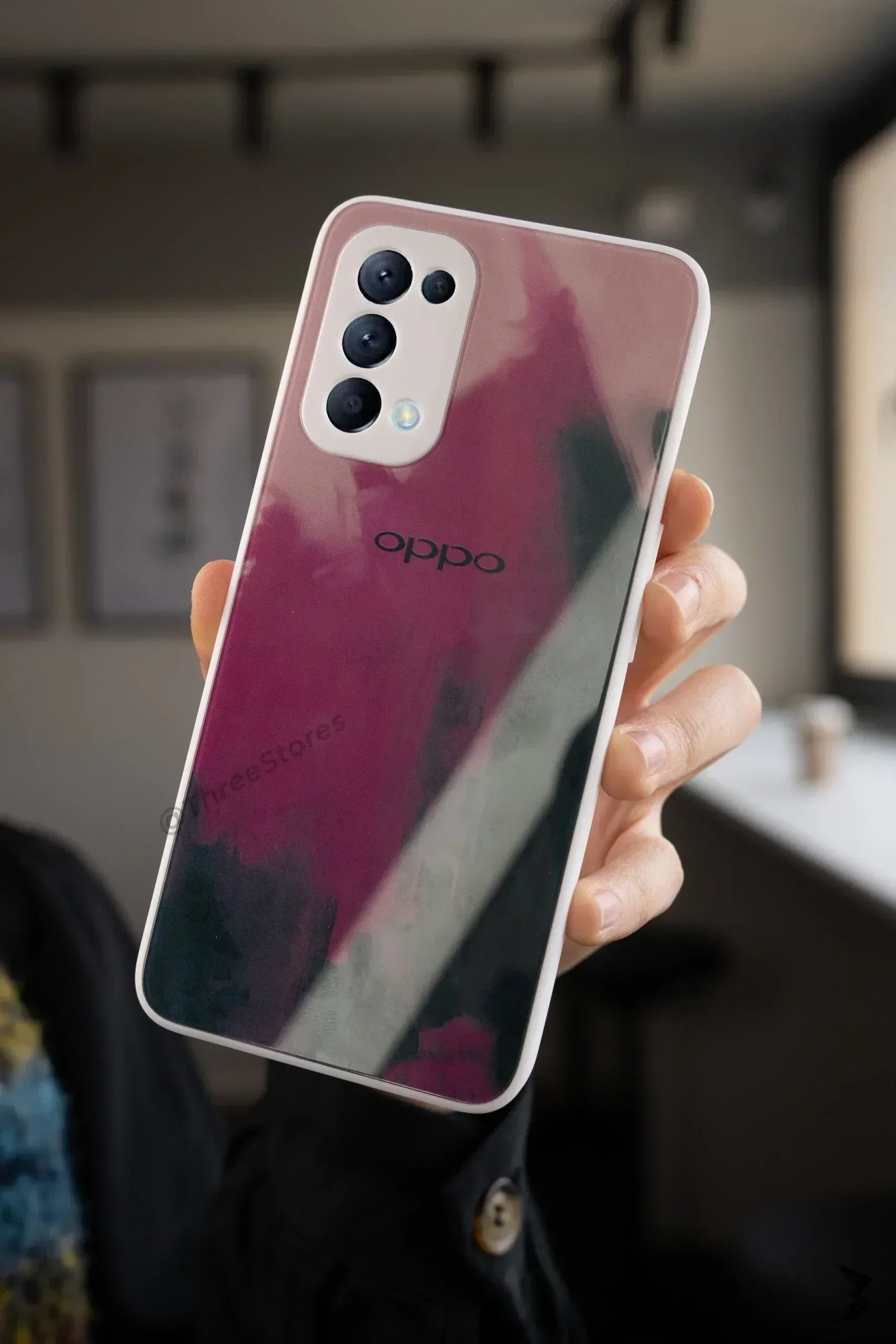 Ceramic Camera protection Case Oppo Reno 5 - Three