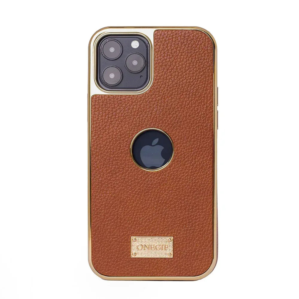 OneGif Leather Case iPhone 12 / 12 Pro - Three