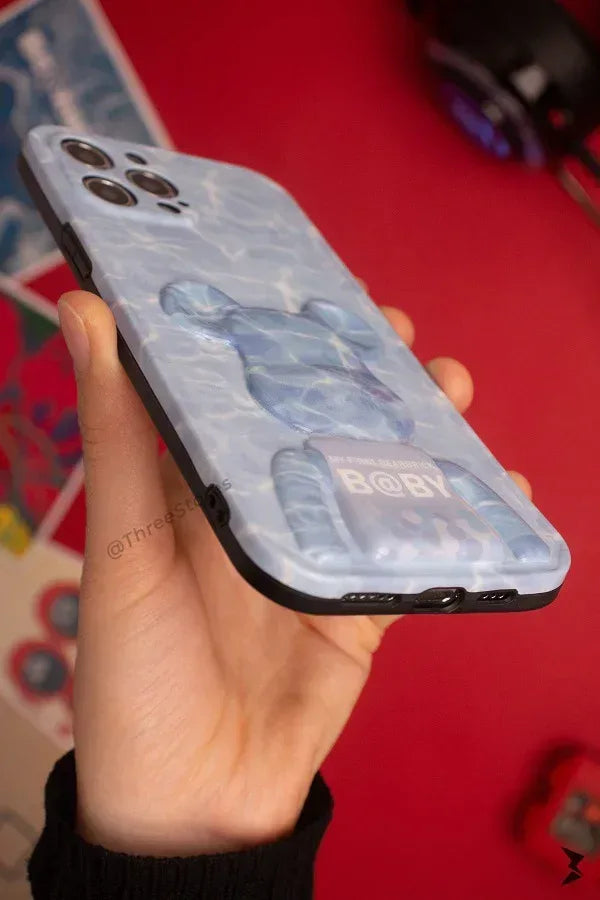 3D Bear Brick Case iPhone 12 pro Max - Three
