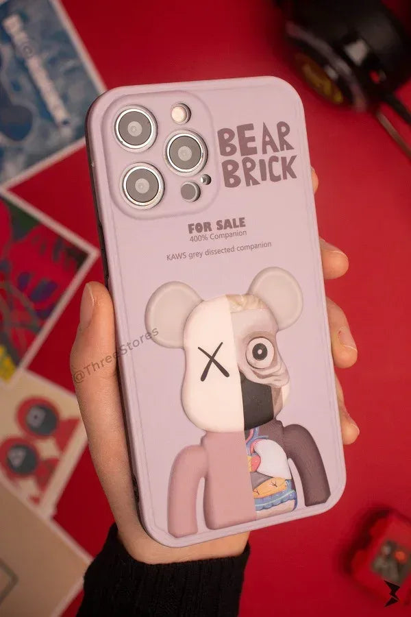 3D Bear Brick Case iPhone 12 pro Max - Three