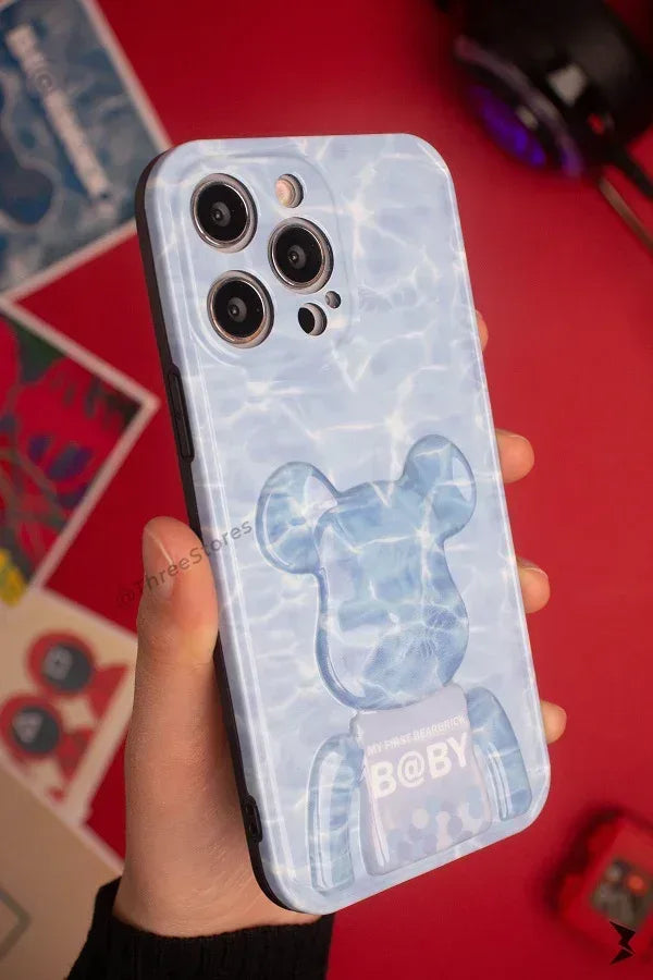 3D Bear Brick Case iPhone 12 pro Max - Three