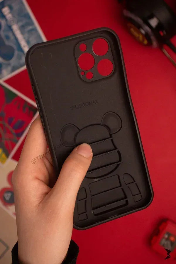 3D Bear Brick Case iPhone 12 pro Max - Three