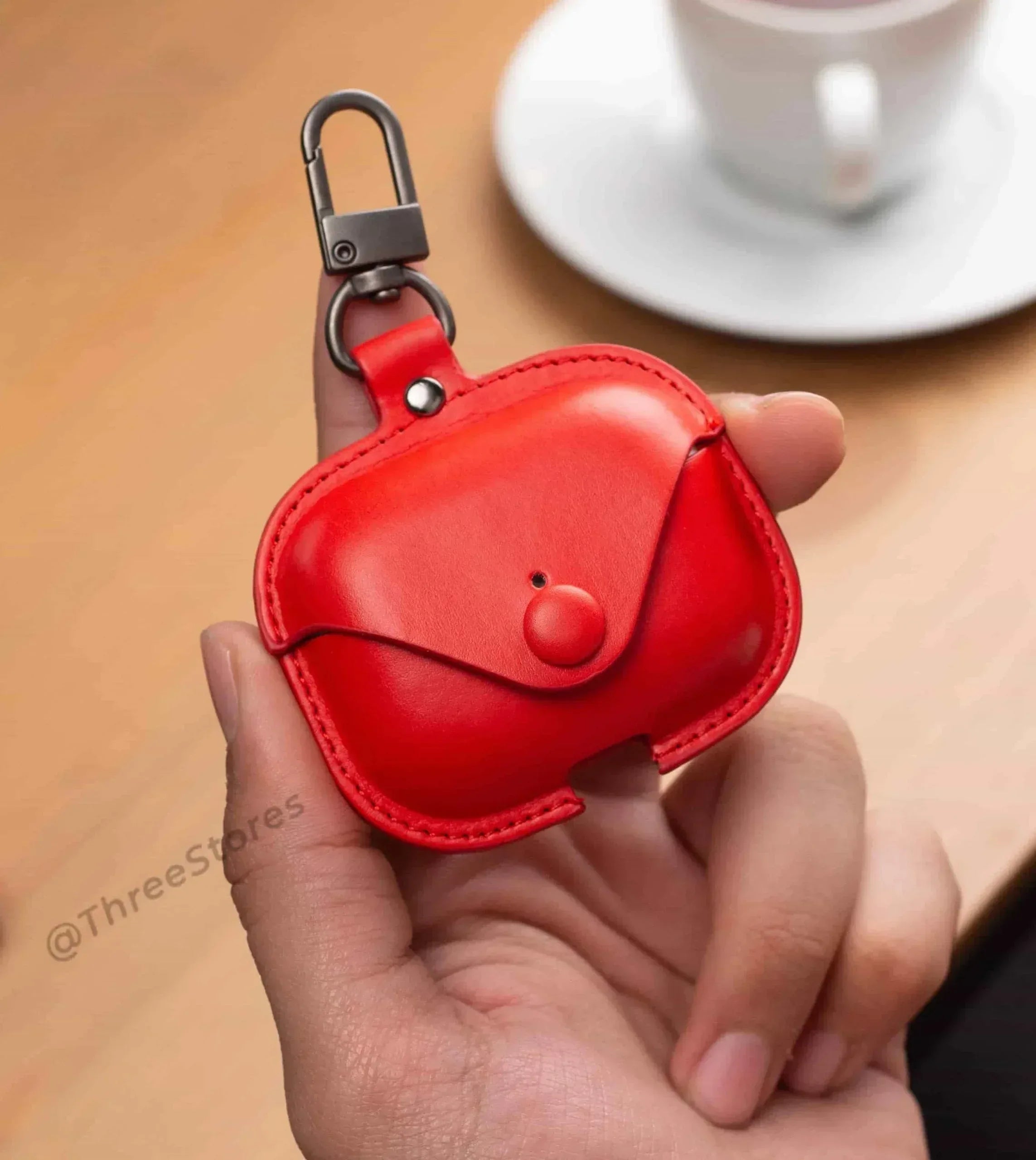 Leather Protective Case For Airpods Pro - Three