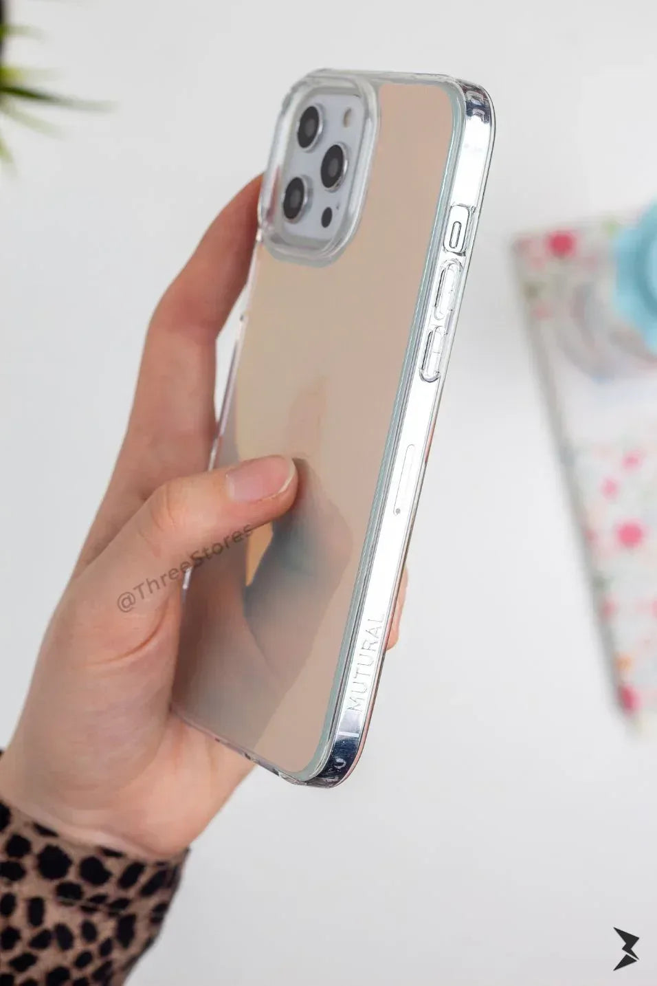 Mutural Transparent Fashion Case iPhone 13 Pro Max - Three