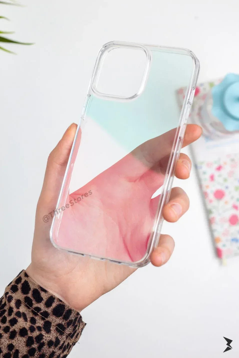 Mutural Transparent Fashion Case iPhone 13 Pro Max - Three