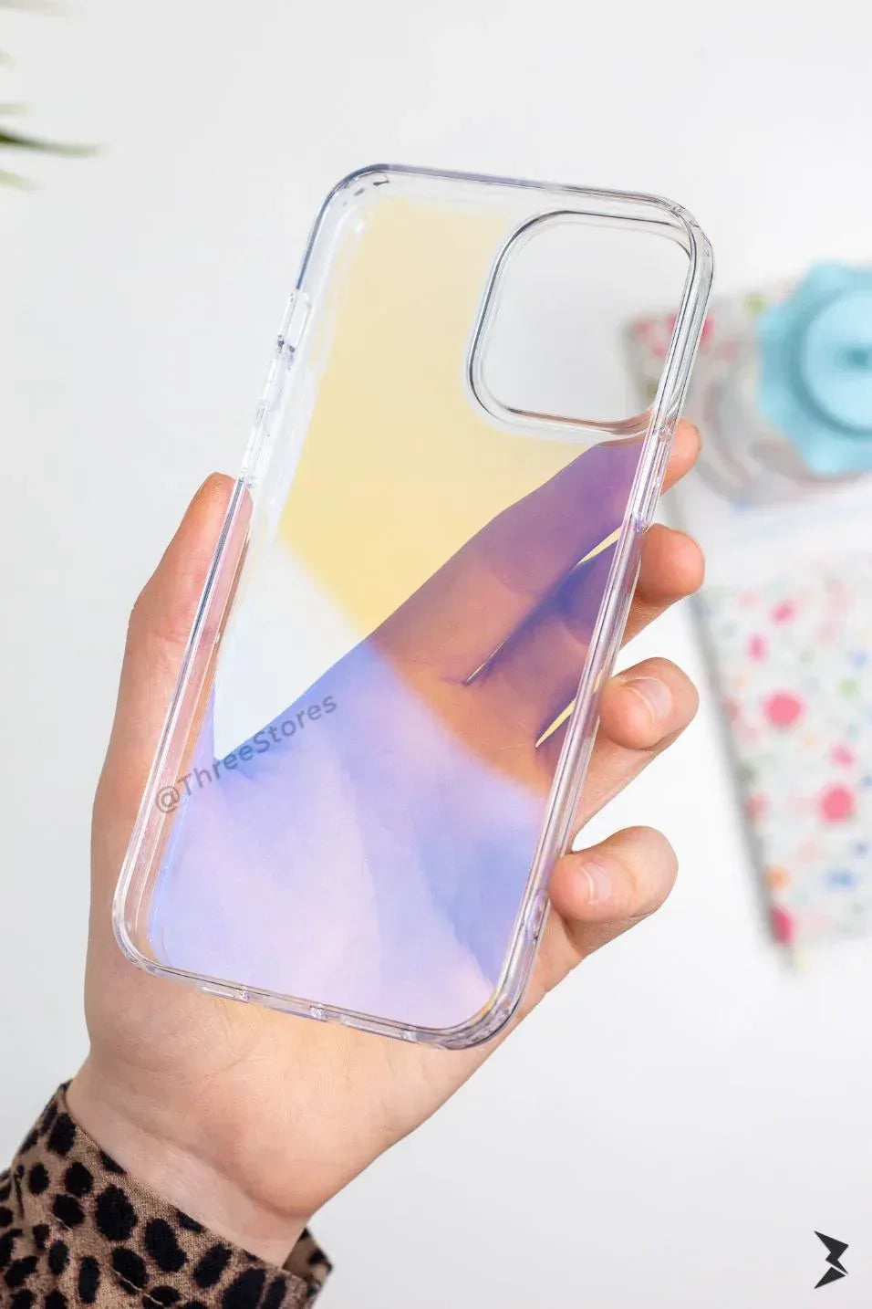Mutural Transparent Fashion Case iPhone 13 Pro Max - Three