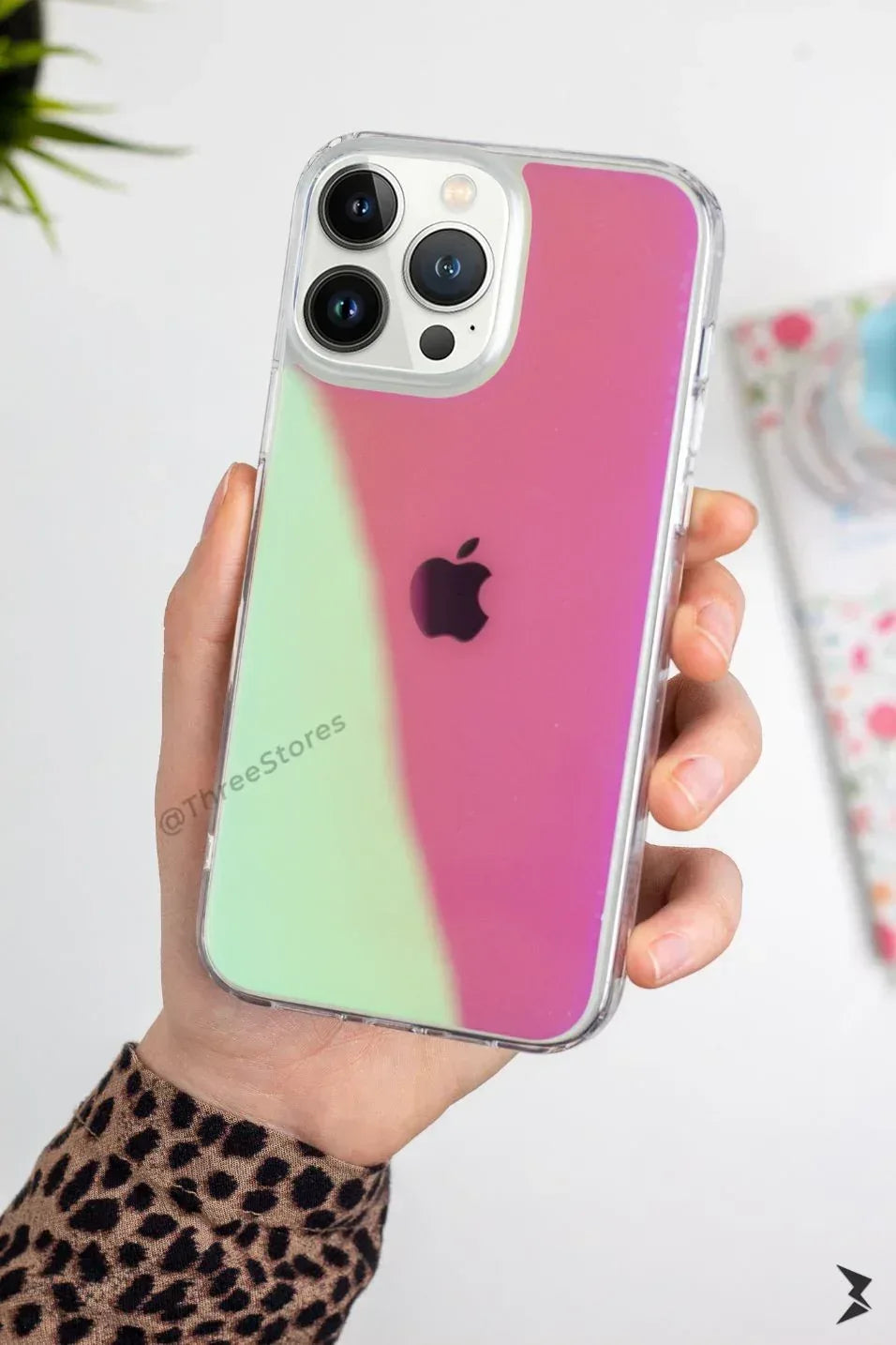 Mutural Transparent Fashion Case iPhone 13 Pro Max - Three