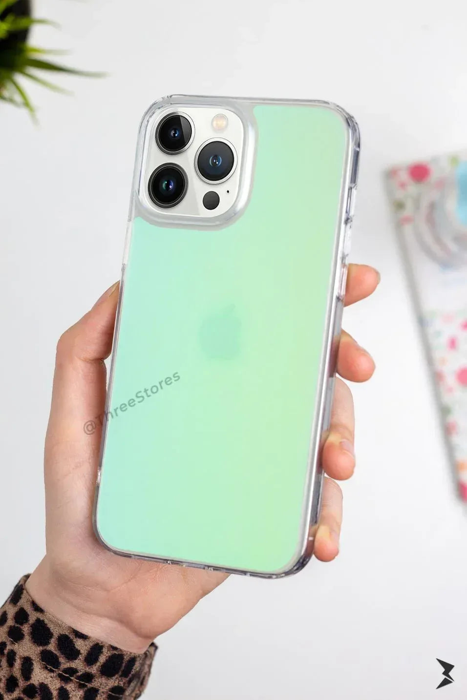 Mutural Transparent Fashion Case iPhone 13 Pro Max - Three