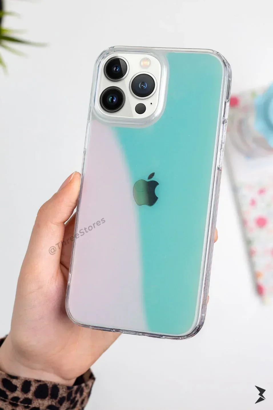 Mutural Transparent Fashion Case iPhone 13 Pro Max - Three