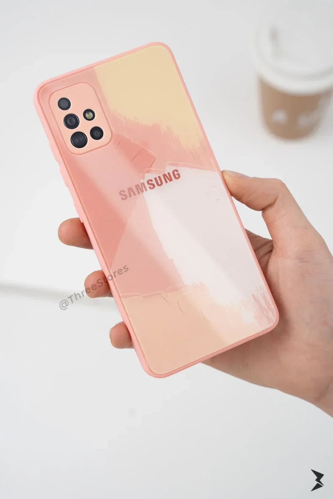 Ceramic Camera protection Case Samsung A51 - Three