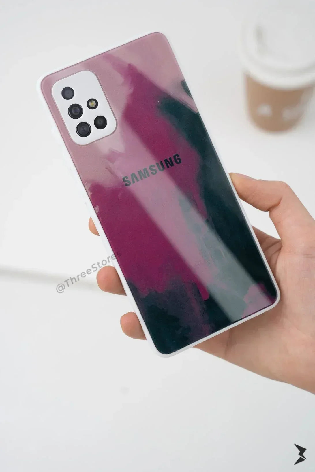 Ceramic Camera protection Case Samsung A51 - Three