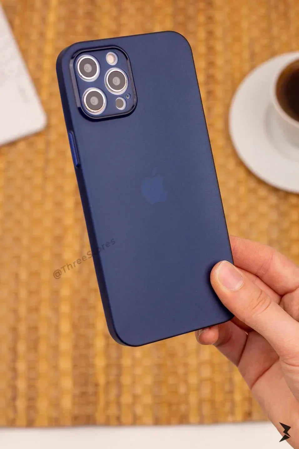 Matt TPU Camera protection Case iPhone 12 Pro Max - Three
