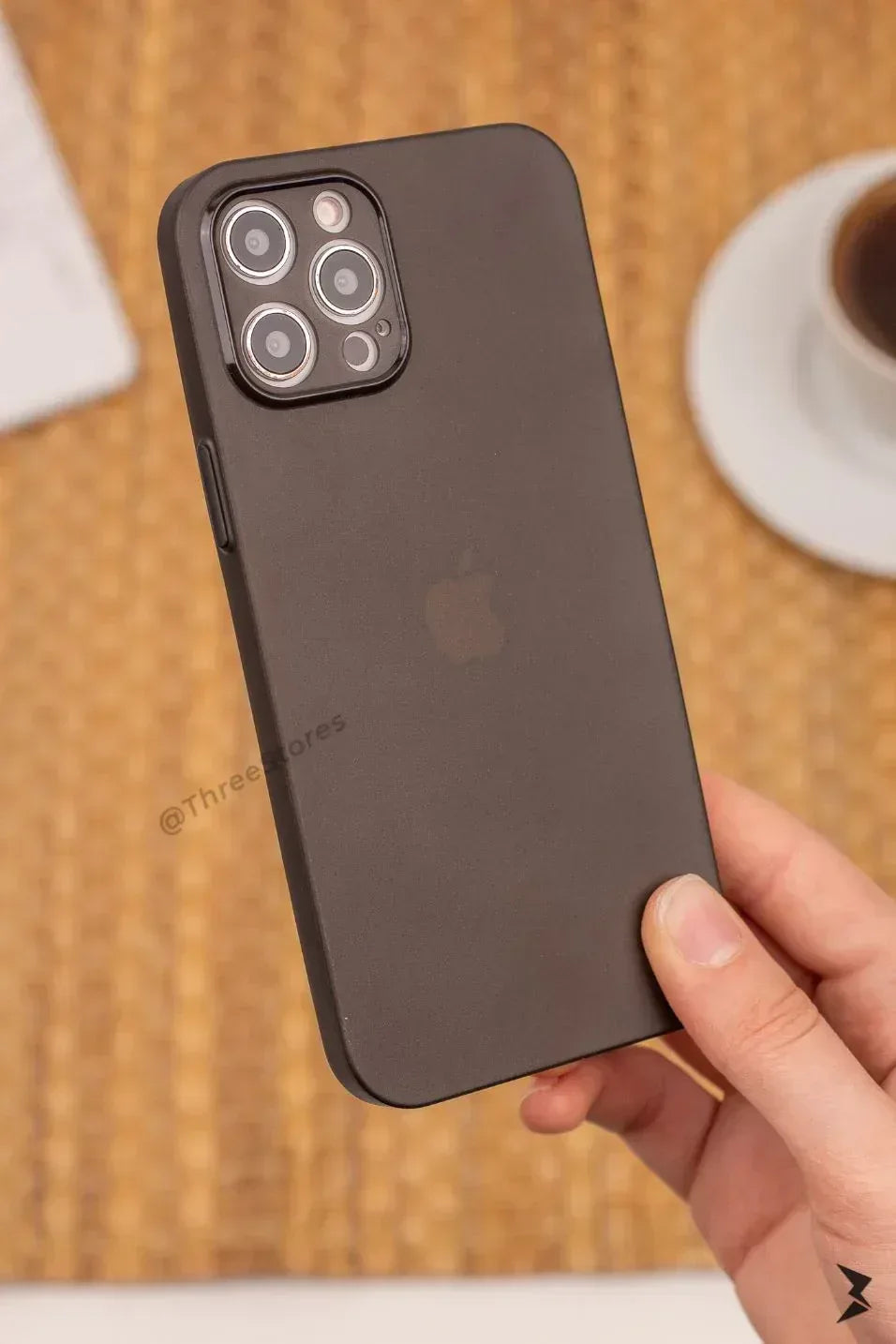 Matt TPU Camera protection Case iPhone 12 Pro Max - Three