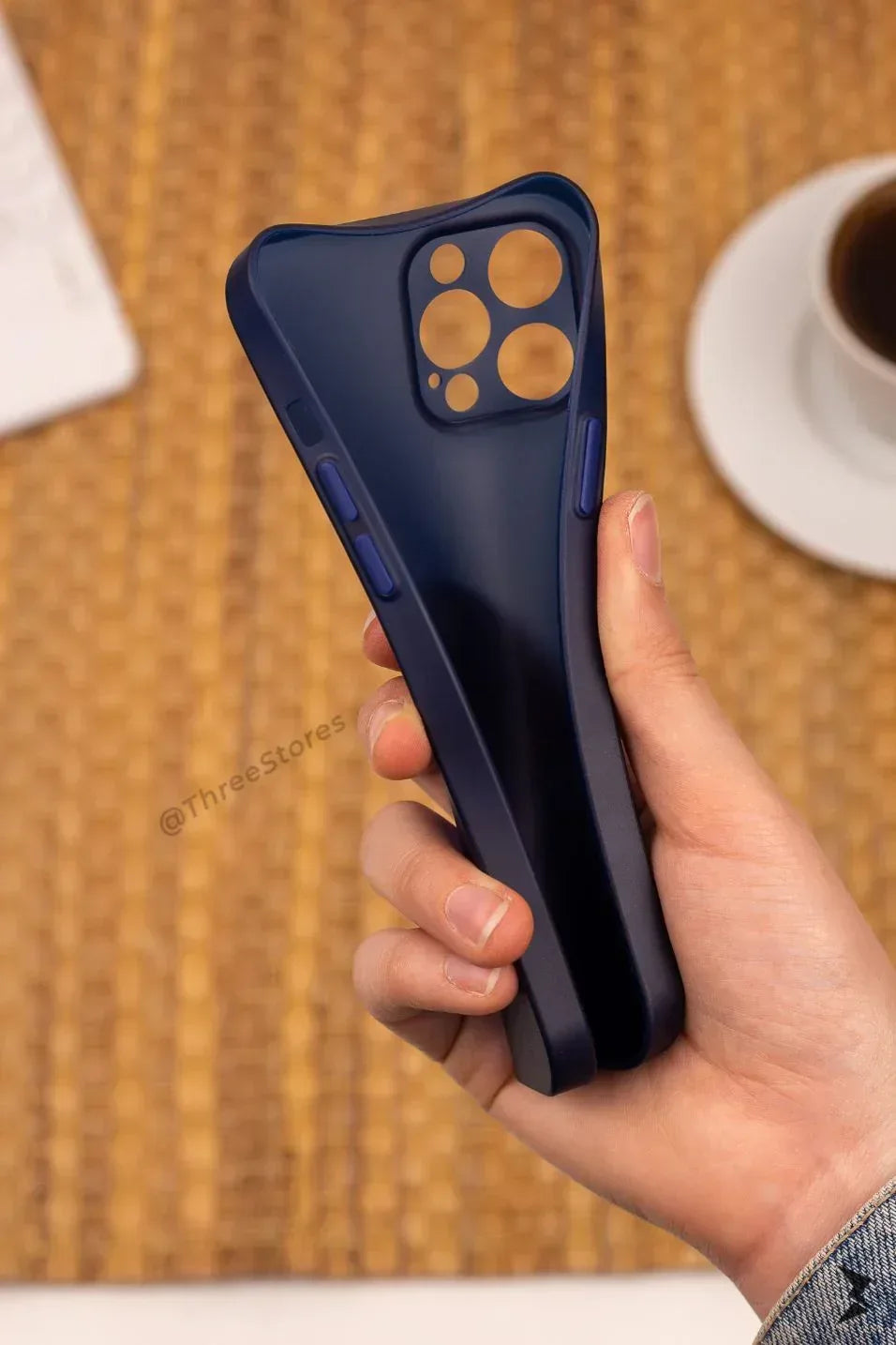 Matt TPU Camera protection Case iPhone 12 Pro Max - Three