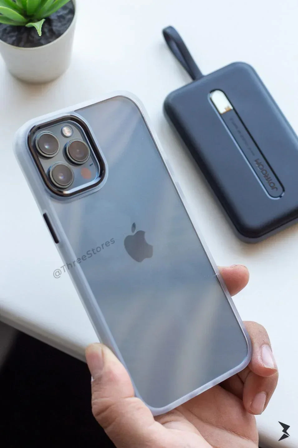 Skin Fashion Colored Frame Camera Case iPhone 12 Pro Max - Three