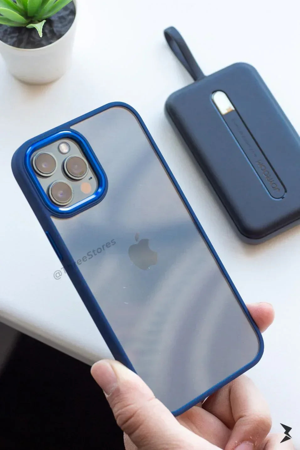 Skin Fashion Colored Frame Camera Case iPhone 12 Pro Max - Three