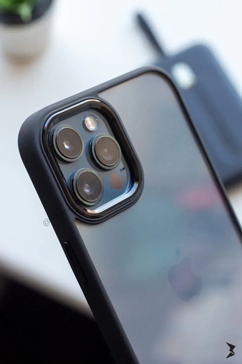 Skin Fashion Colored Frame Camera Case iPhone 12 Pro Max - Three