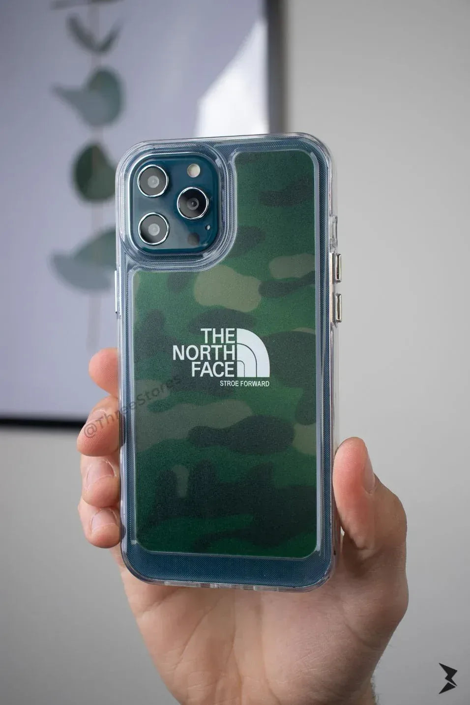Transparent Printed Case iPhone 12 Pro Max - Three