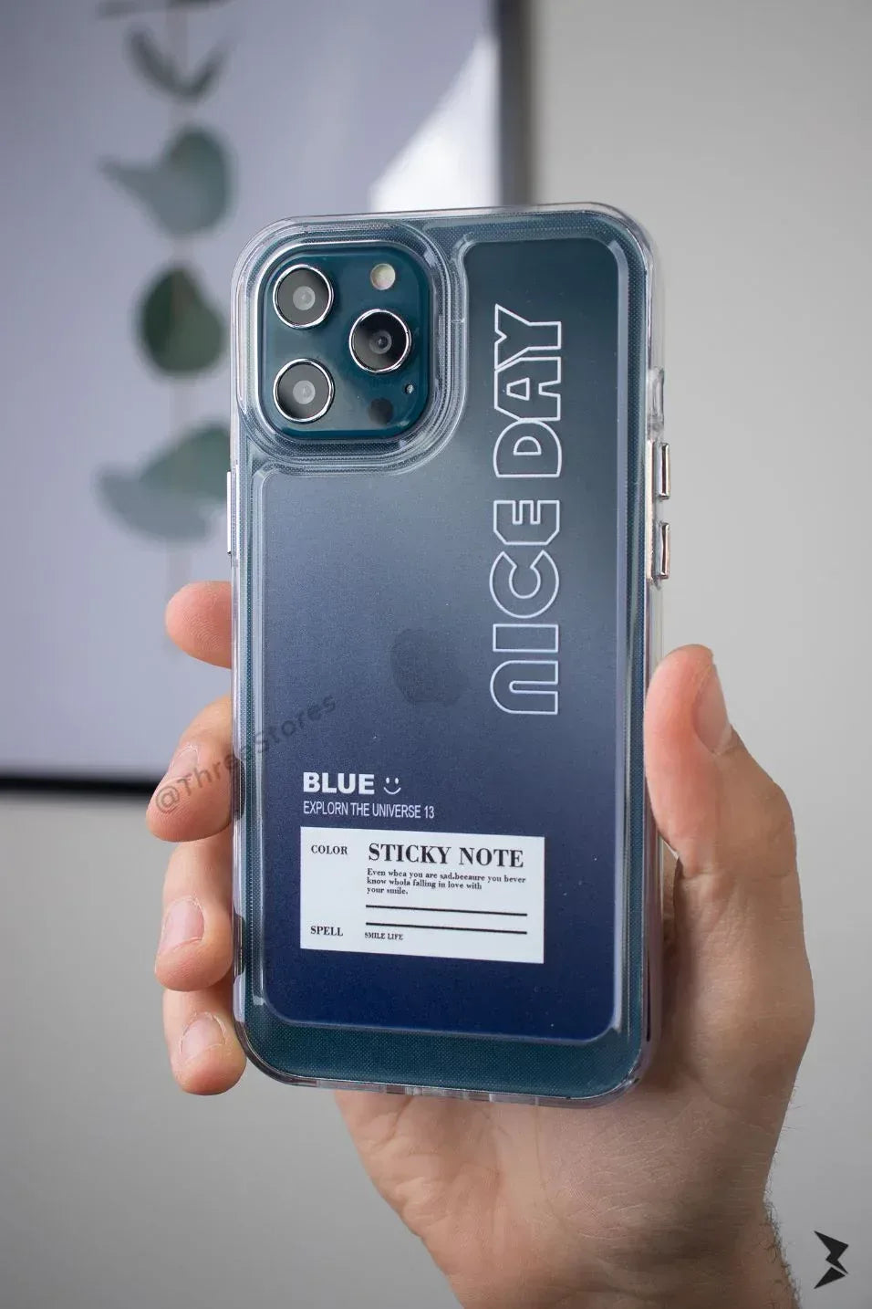Transparent Printed Case iPhone 12 Pro Max - Three