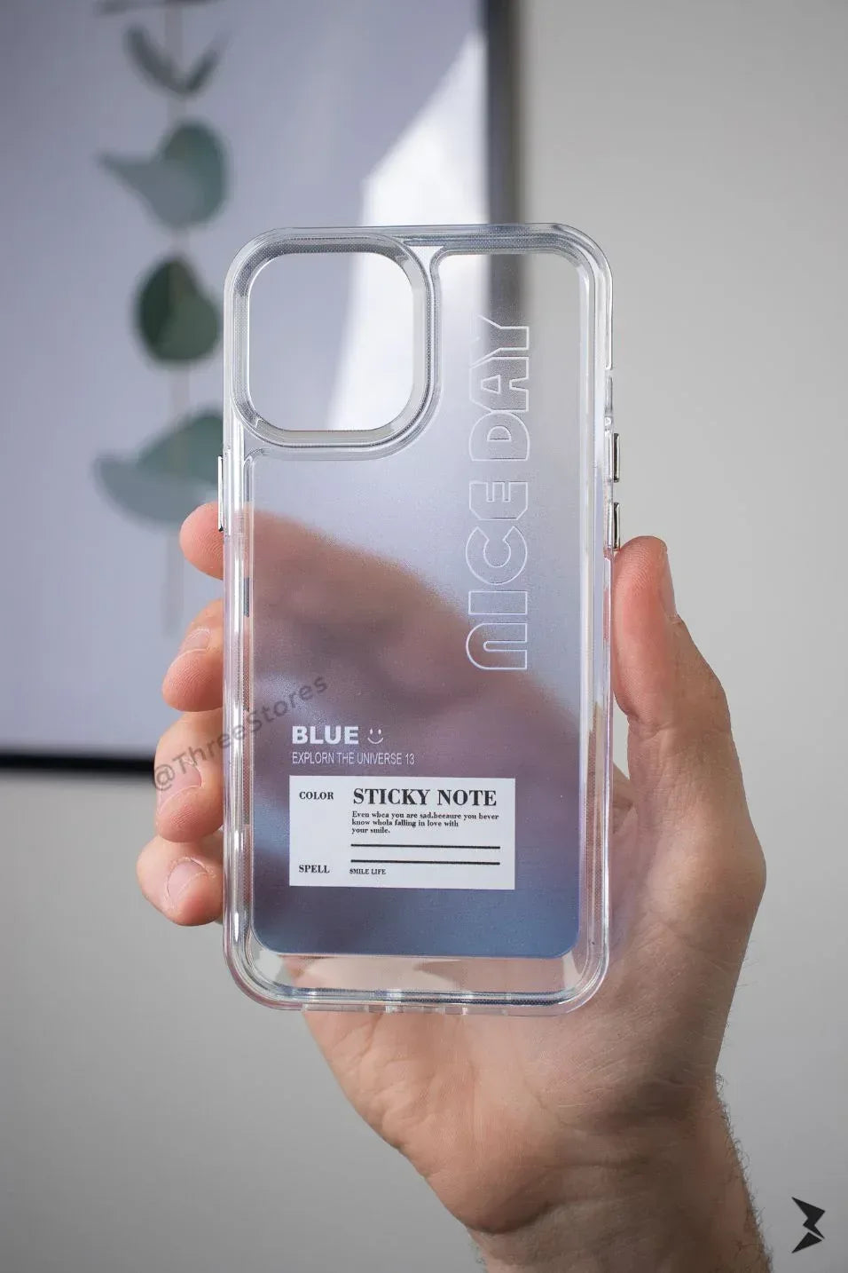 Transparent Printed Case iPhone 12 Pro Max - Three