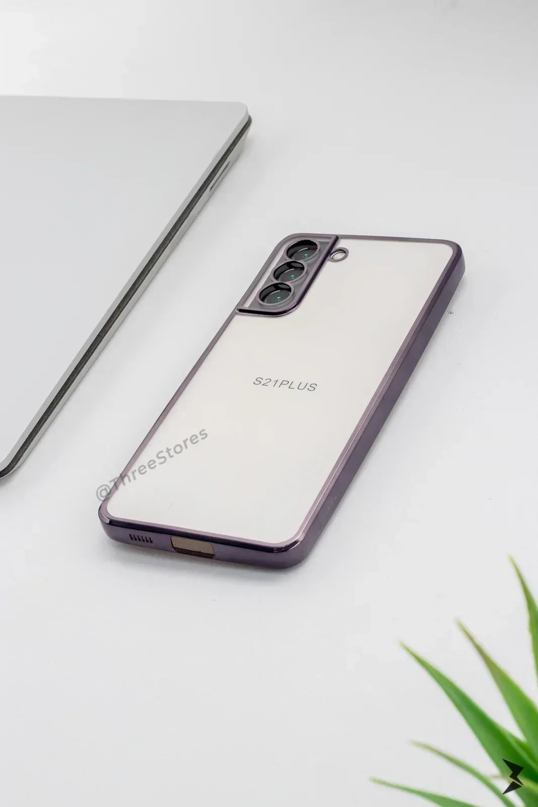 J Case Glossy Camera Protection Case Samsung S21 Plus - Three