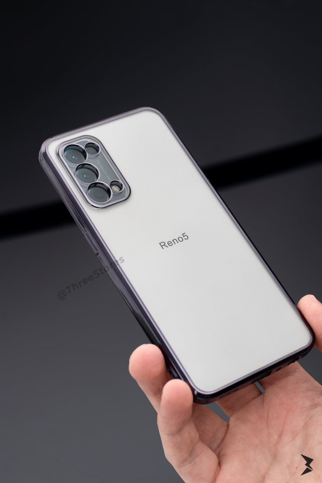 Oppo Reno 5 J Case Glossy Camera Protection Case