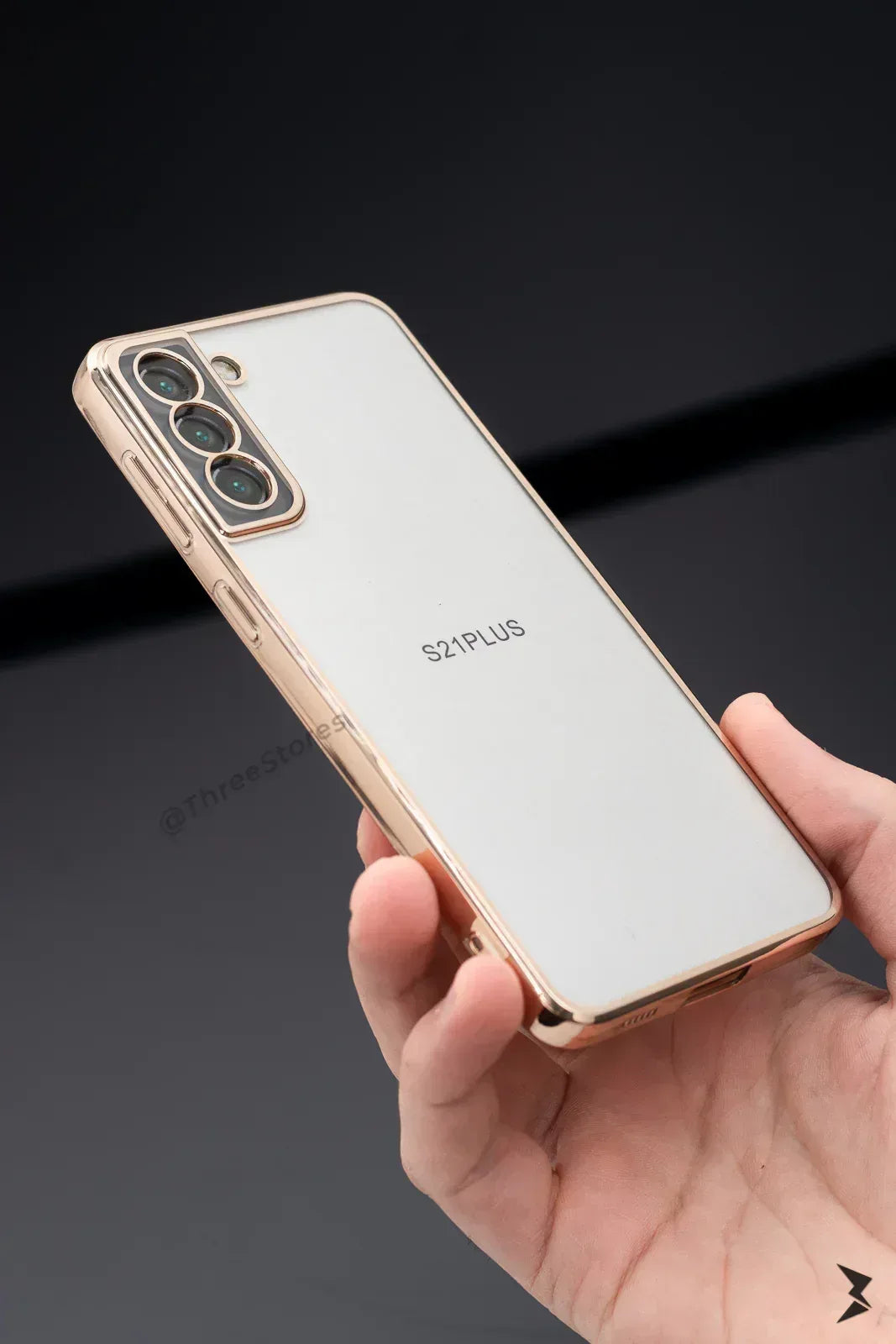 J Case Glossy Camera Protection Case Samsung S21 Plus - Three