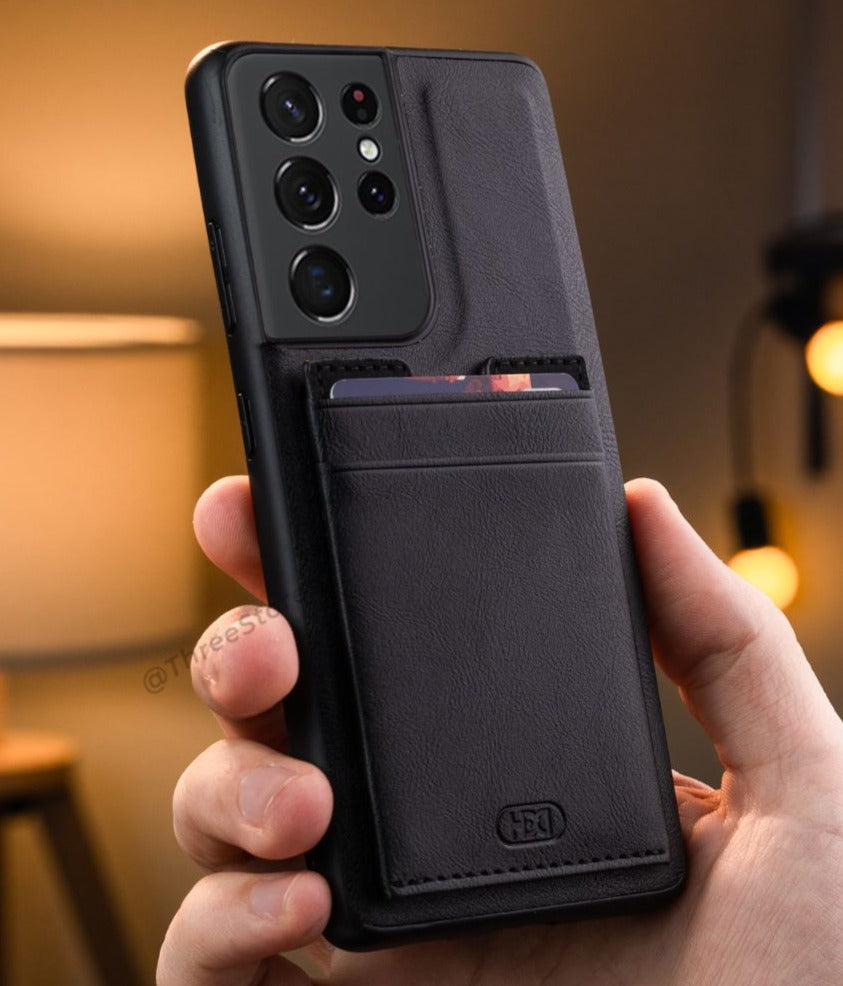 Hdd Leather Slim invisible Card Case Samsung S21 Ultra