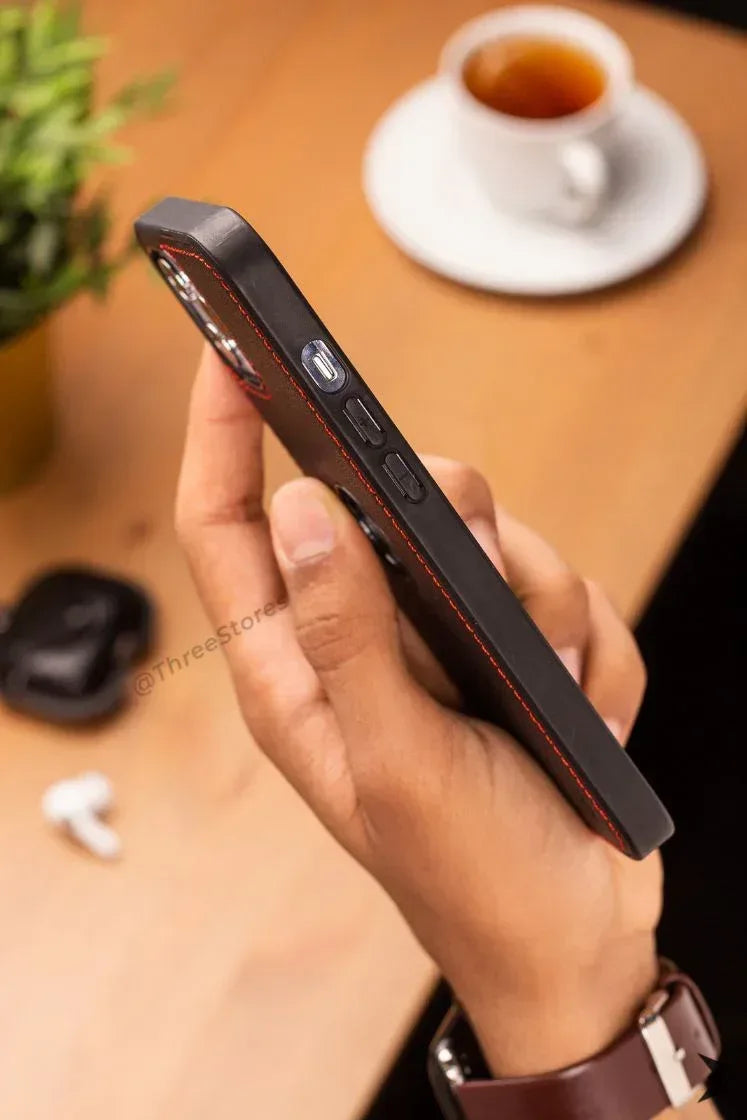Hdd Leather Apple Case iPhone 13 Pro Max - Three