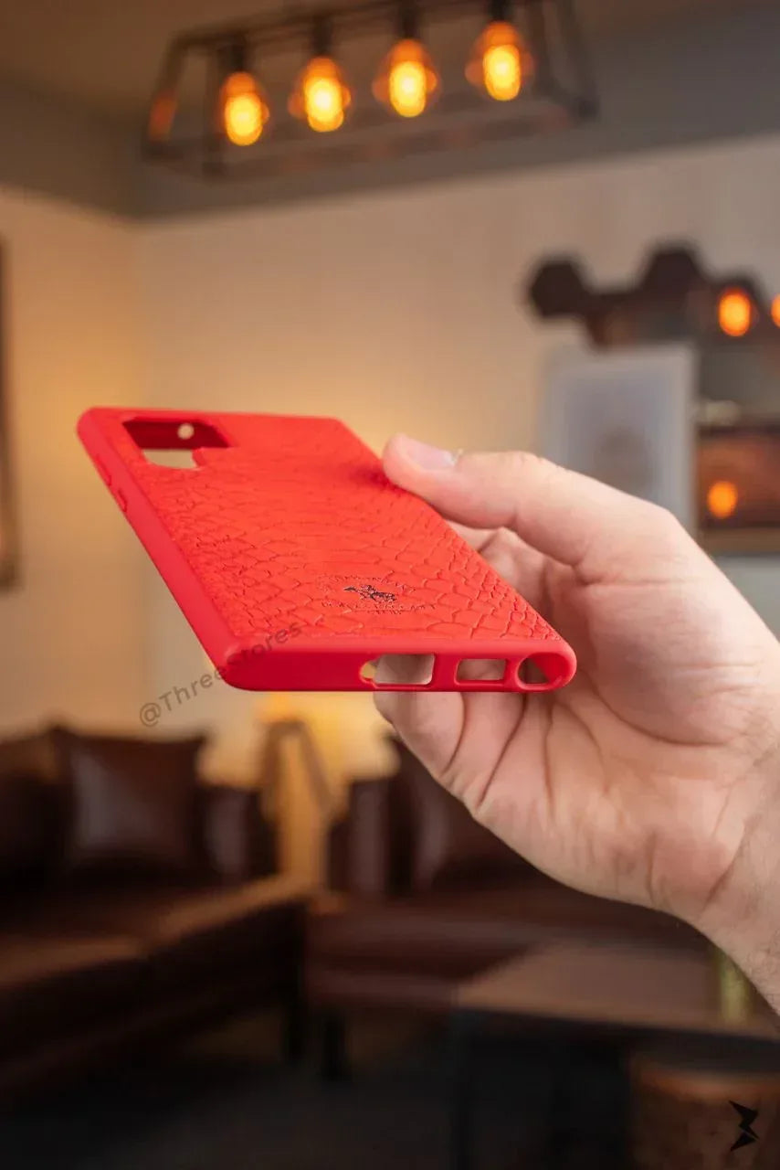 Santa Alligator Leather Case Samsung S22 Ultra - Three