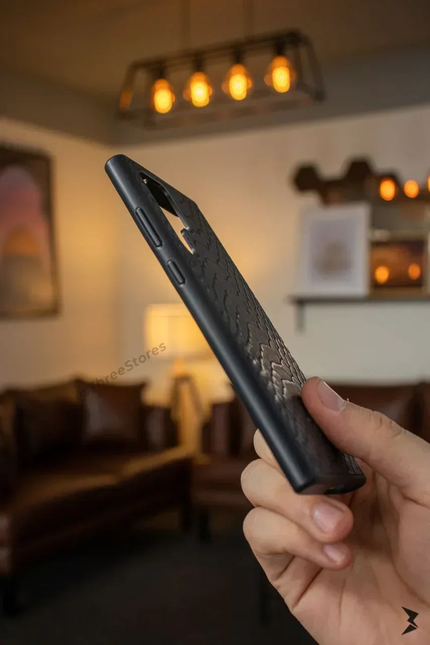 Santa Alligator Leather Case Samsung S22 Ultra - Three